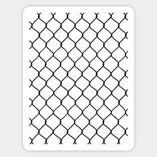 Chain Link Fence (Black) Magnet